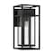 Designers Fountain Burton 16 in 1Light Black Outdoor Wall Lantern with Clear Glass Shade D277M-7EW-BK - alternate 4